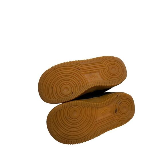 Nike Air Force 1 Size 8C Kids Boy Gray Canvas Sneakers Casual School Everyday - Picture 9 of 11